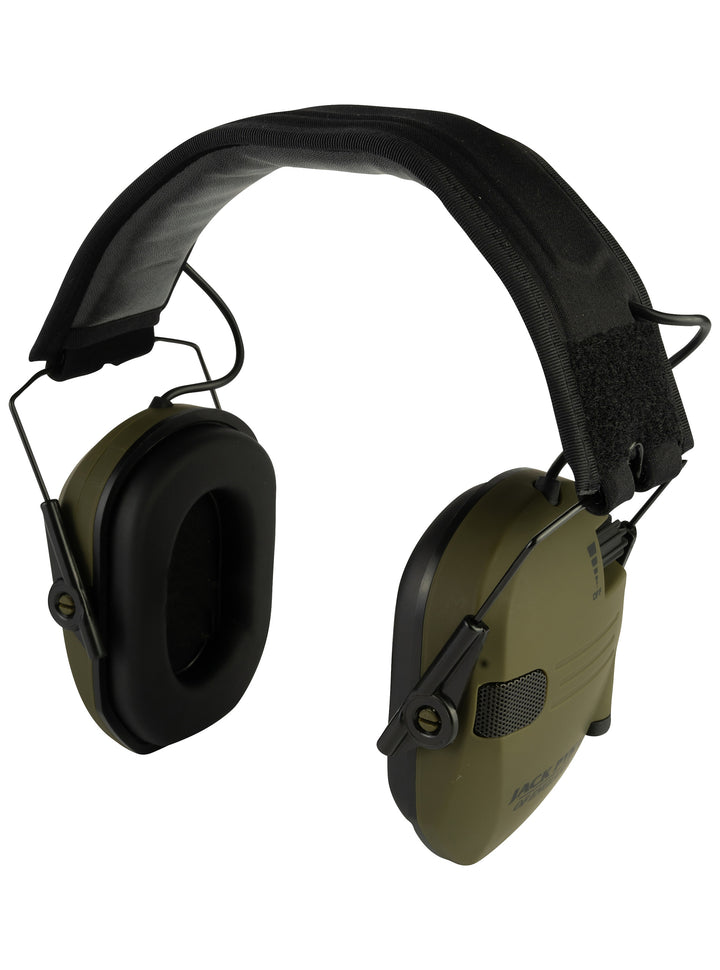 JACK PYKE Electronic Ear Defenders Adults, 25dB NRR, Noise Reducing Shooting Ear protectors, Sound Amplifying Hearing Protection Ear muffs for Autism, Hunting, Outdoor Sports & Work