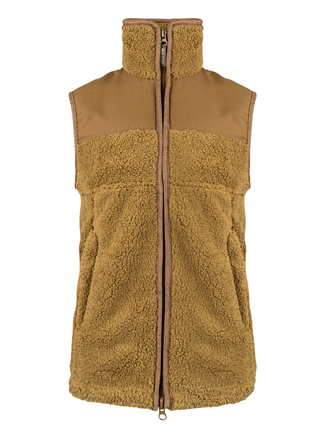 JACK PYKE Men's Dark Olive Sherpa Fleece Sleeveless Gilet Size S-3XL