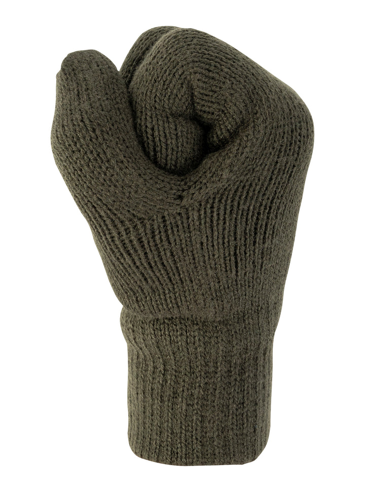 Jack Pyke Men’s Thinsulate Winter Gloves – Thermal Gloves with Moisture Wicking, Lightweight Full Finger Acrylic Gloves for Outdoor Work, Hiking, and Cold Weather – Olive Green