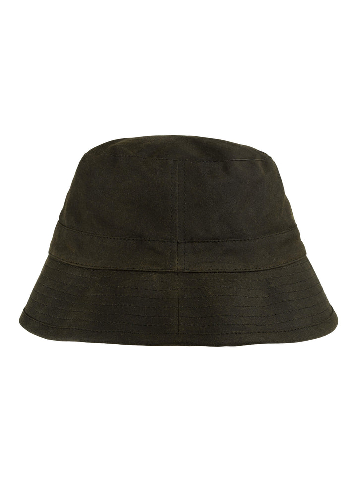 Jack Pyke Waxed Bucket Hat - Waterproof Cotton Sun Hats for Men & Women - Lightweight Summer Hat with Rigid Brim for Camping, Beach, Golf, Travelling - Green