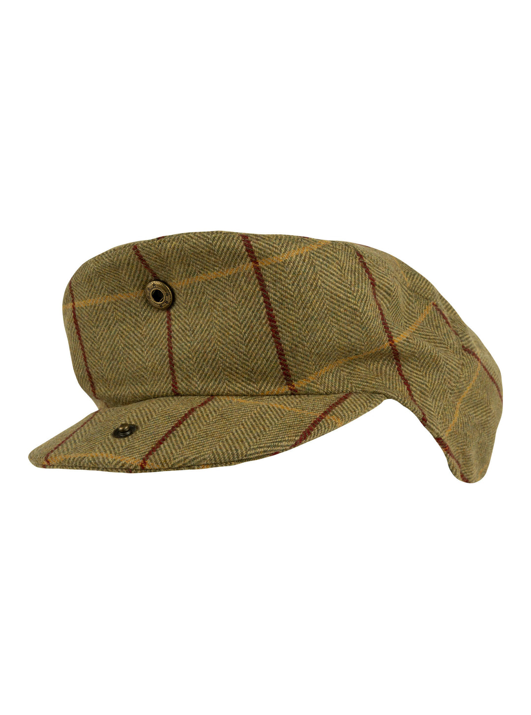 JACK PYKE Wool Blend Flat Cap Patch