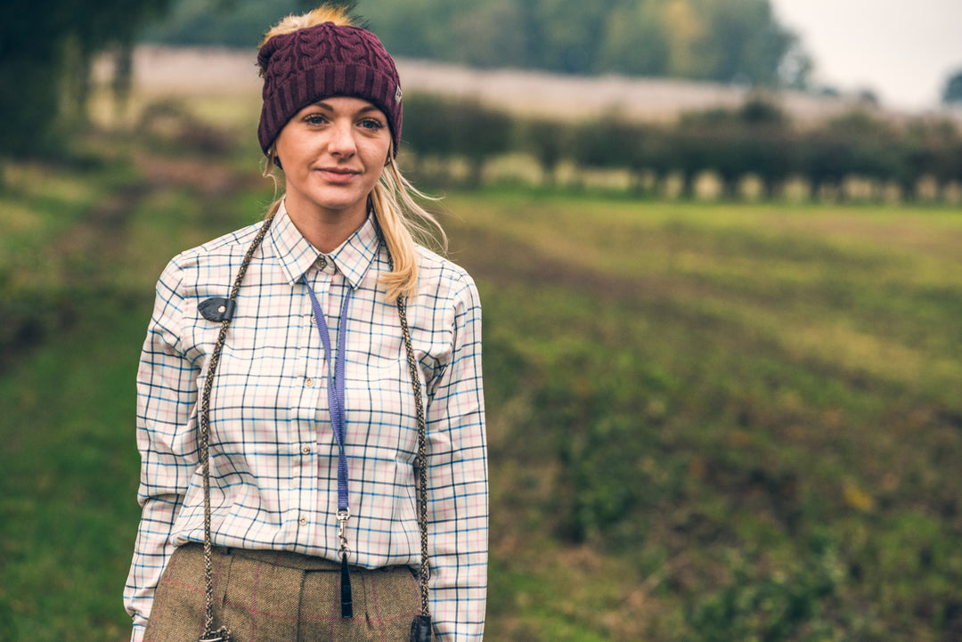 JACK PYKE Ladies Countryman Check Long Sleeve Shirt