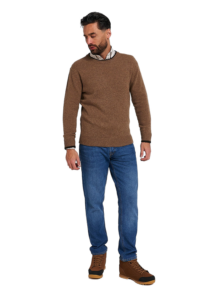 JACK PYKE 100% Lambswool Crew Neck Knitted Jumper