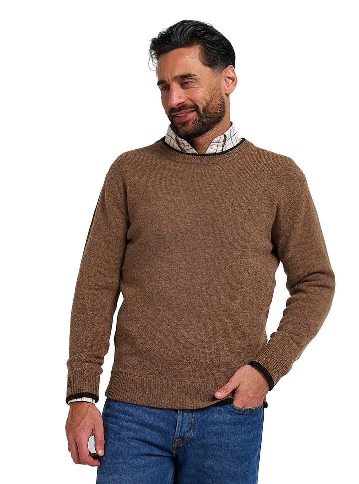 JACK PYKE 100% Lambswool Crew Neck Knitted Jumper