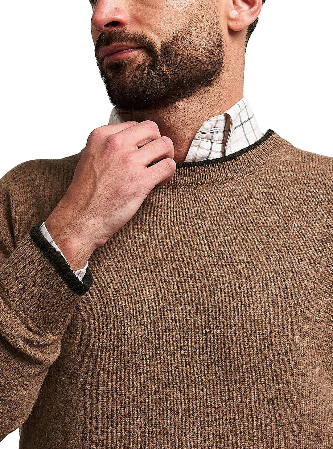 JACK PYKE 100% Lambswool Crew Neck Knitted Jumper