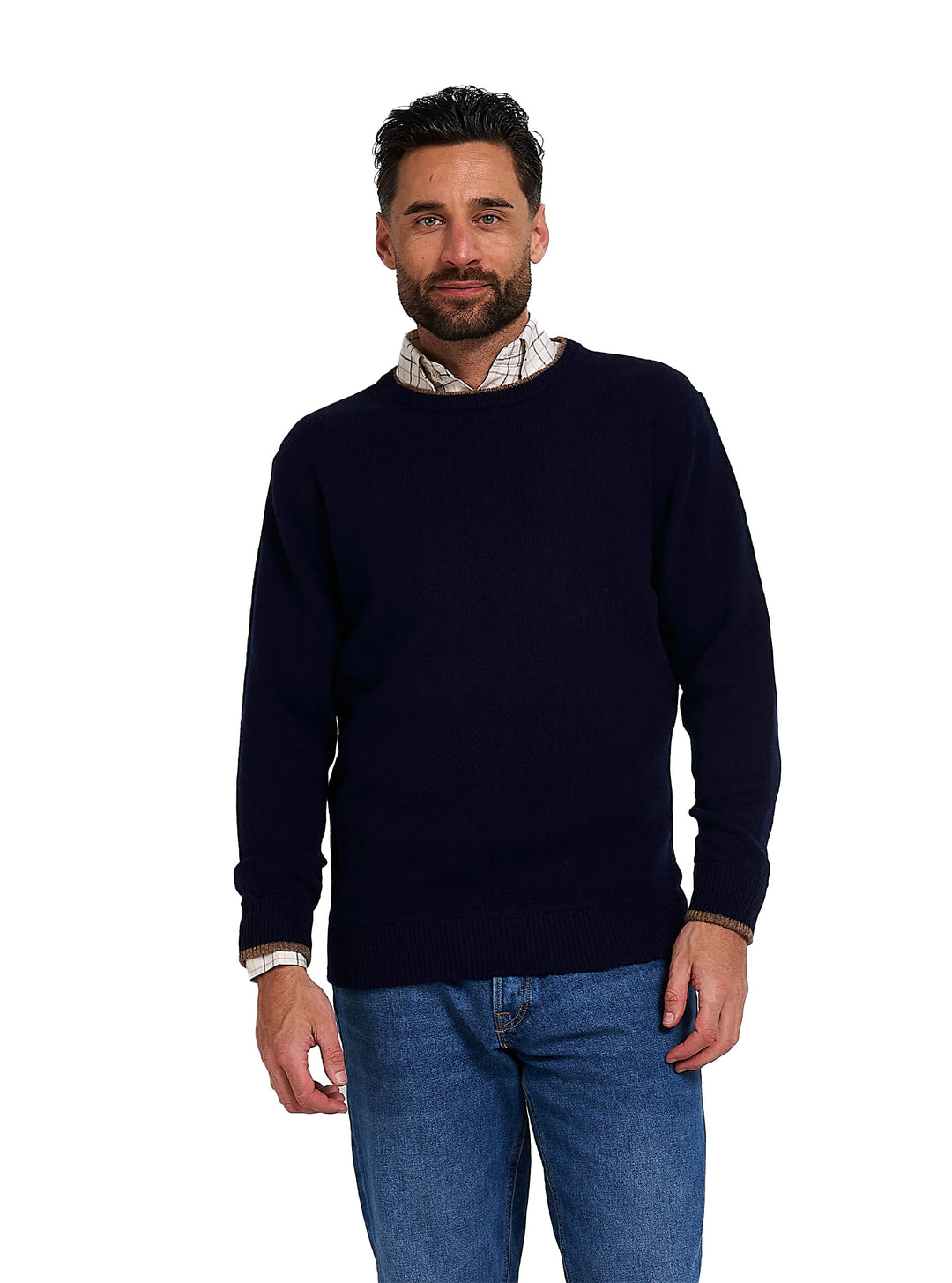 JACK PYKE 100% Lambswool Crew Neck Knitted Jumper