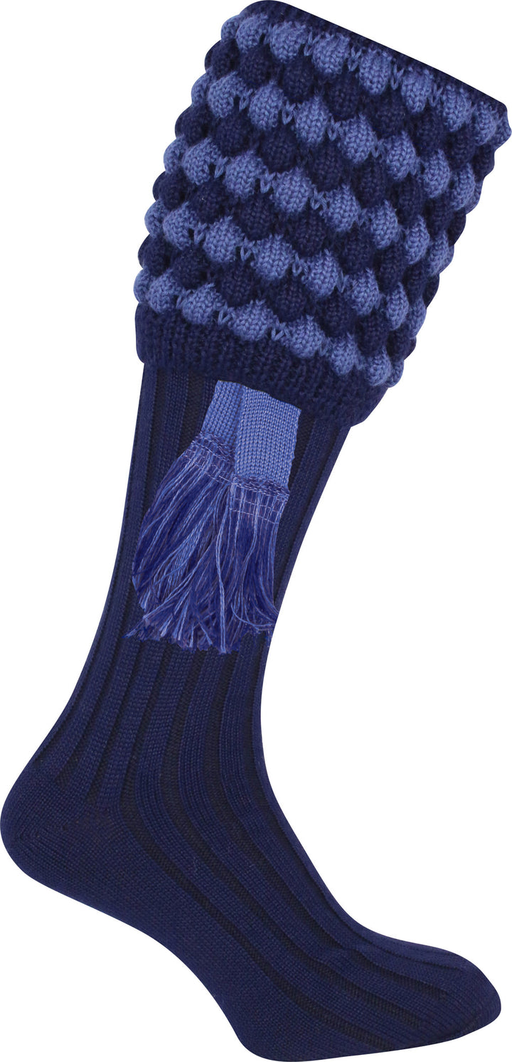 Jack Pyke Harlequin Mens Shooting Socks with Garters – Durable Knee-High Hunting Socks for Country Sports & Outdoor Wear – 30% Wool / 70% Acrylic – Argyle Pattern – UK Size 8–11