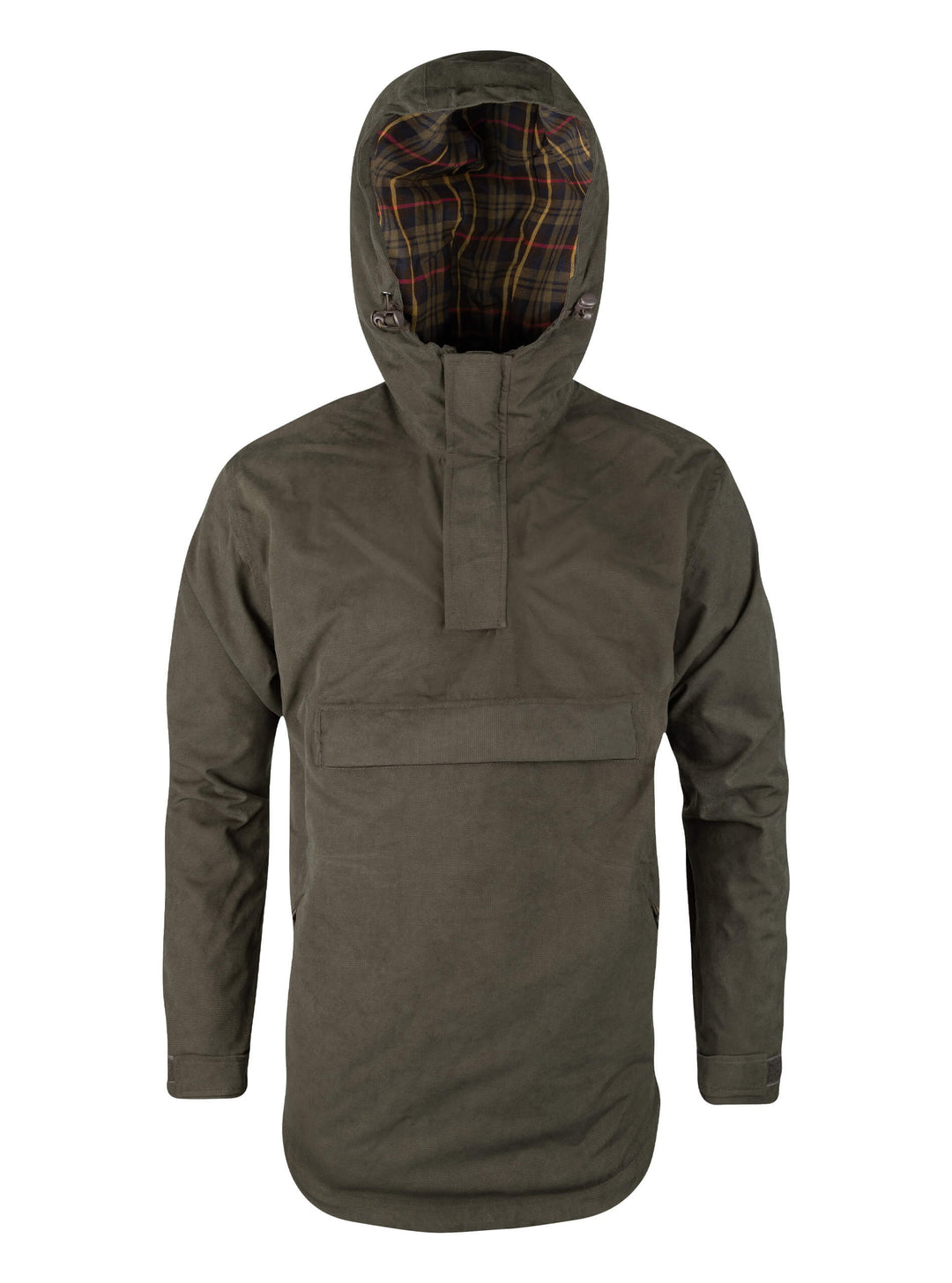 Jack Pyke Ashcombe Overhead All-Weather Windbreaker Jacket for Men - Waterproof Smock with Pockets for Hiking, Fishing, Bushcraft – Brown