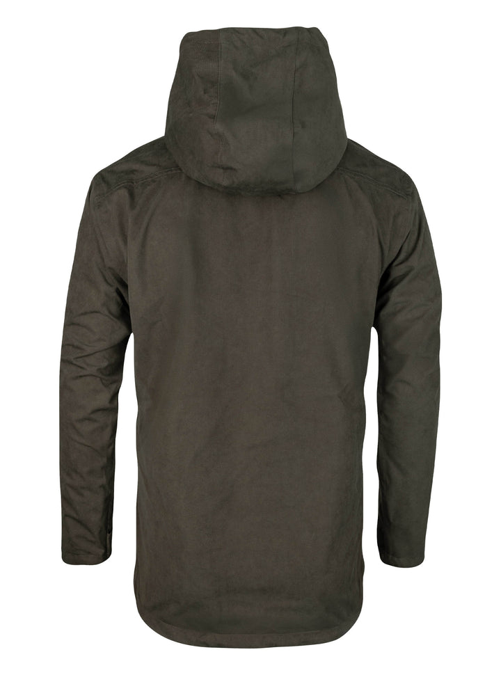 Jack Pyke Ashcombe Overhead All-Weather Windbreaker Jacket for Men - Waterproof Smock with Pockets for Hiking, Fishing, Bushcraft – Brown