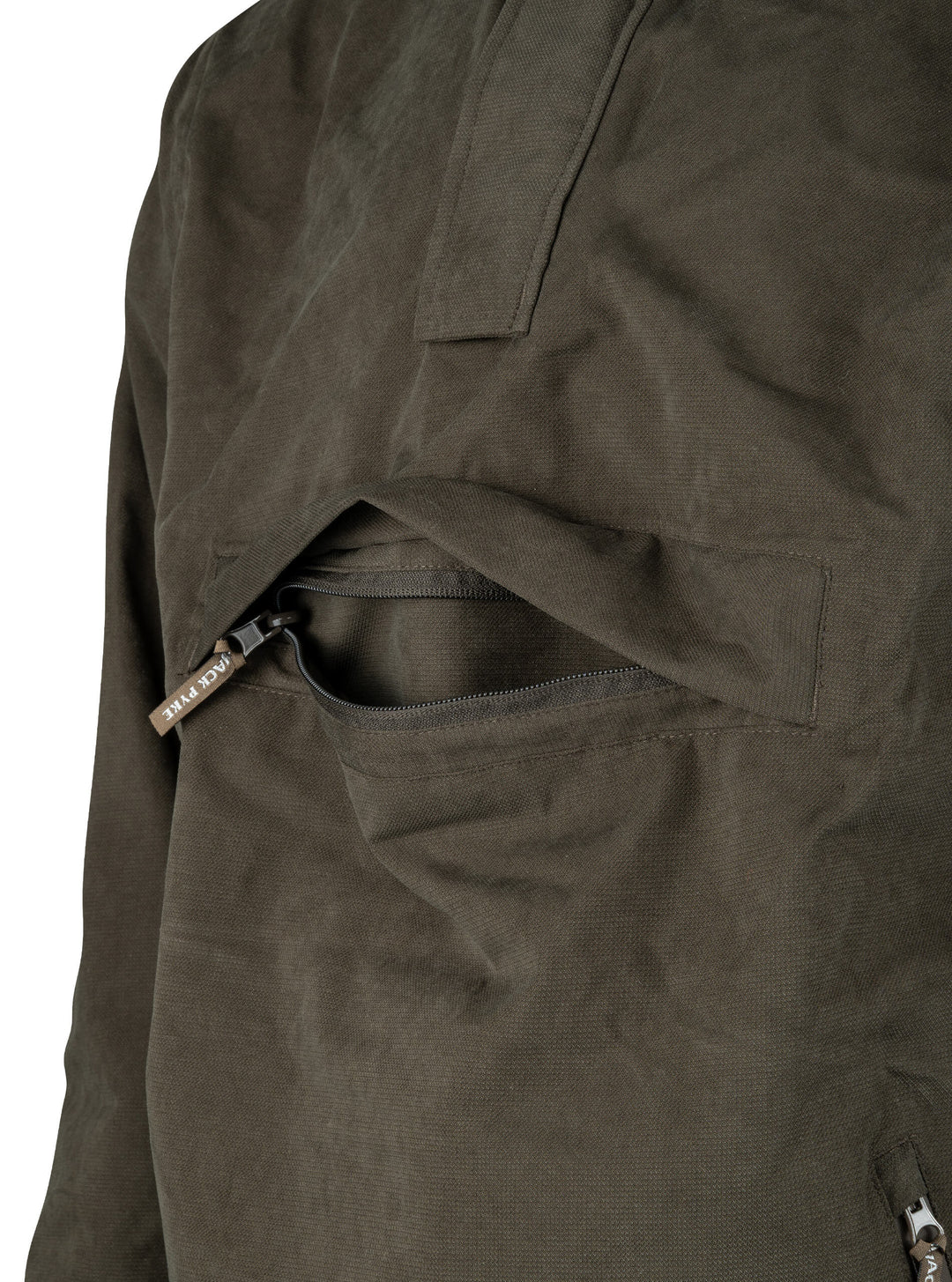 Jack Pyke Ashcombe Overhead All-Weather Windbreaker Jacket for Men - Waterproof Smock with Pockets for Hiking, Fishing, Bushcraft – Brown