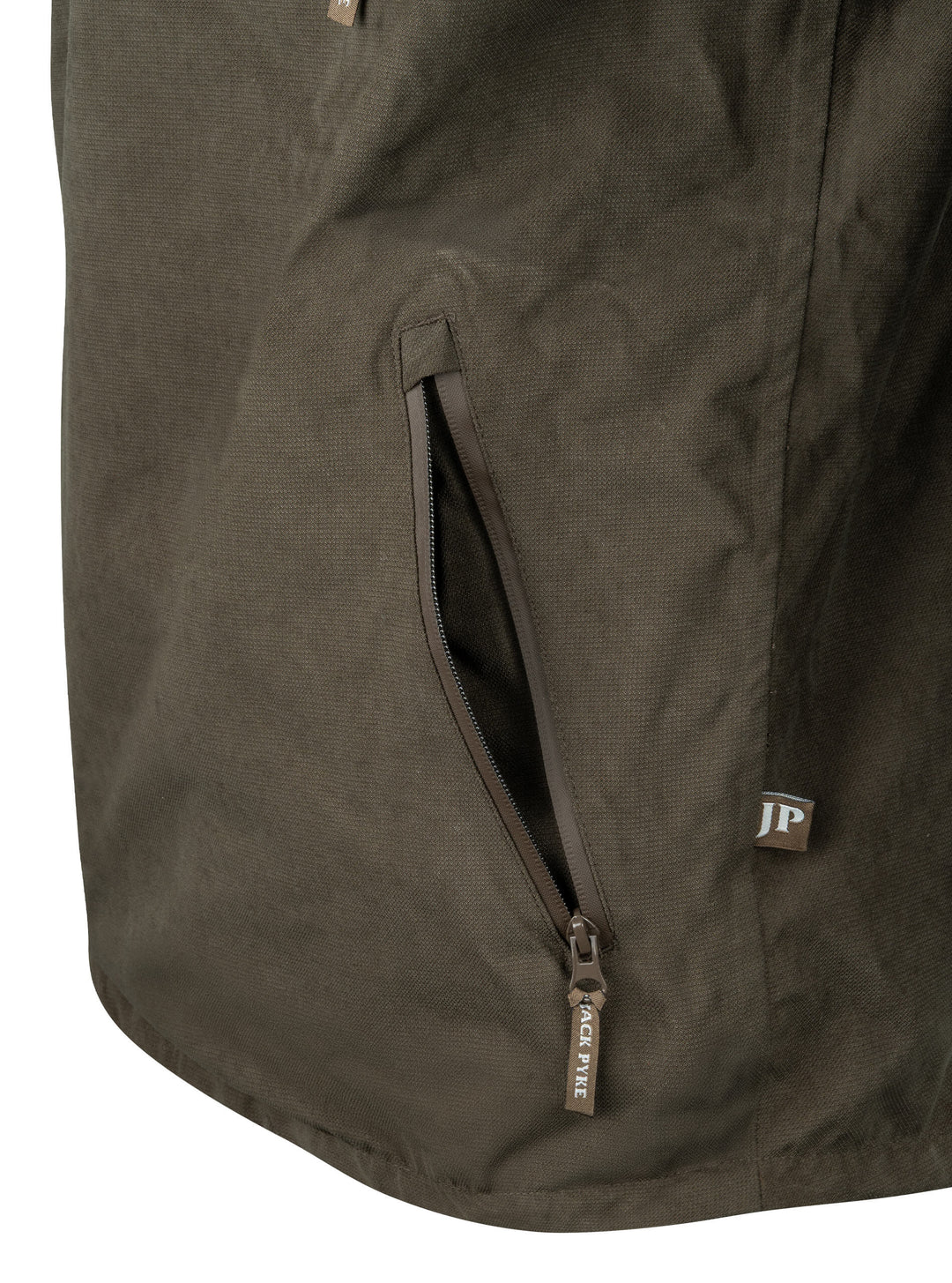 Jack Pyke Ashcombe Overhead All-Weather Windbreaker Jacket for Men - Waterproof Smock with Pockets for Hiking, Fishing, Bushcraft – Brown