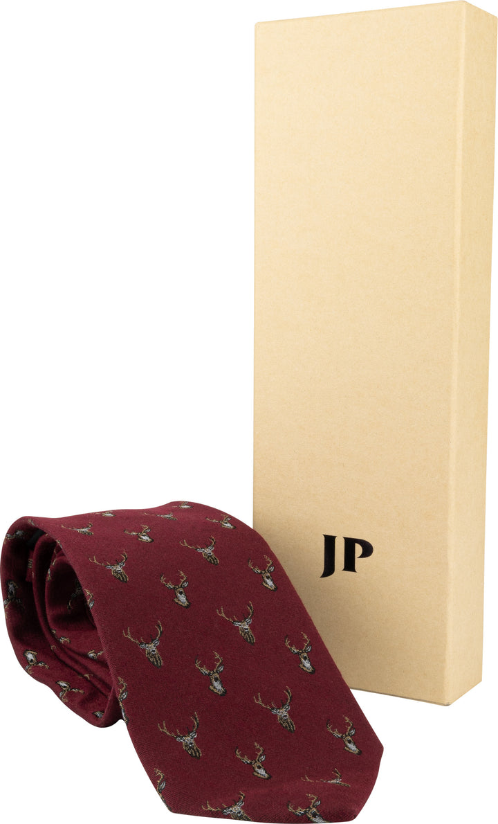 JACK PYKE Stag Silk Tie