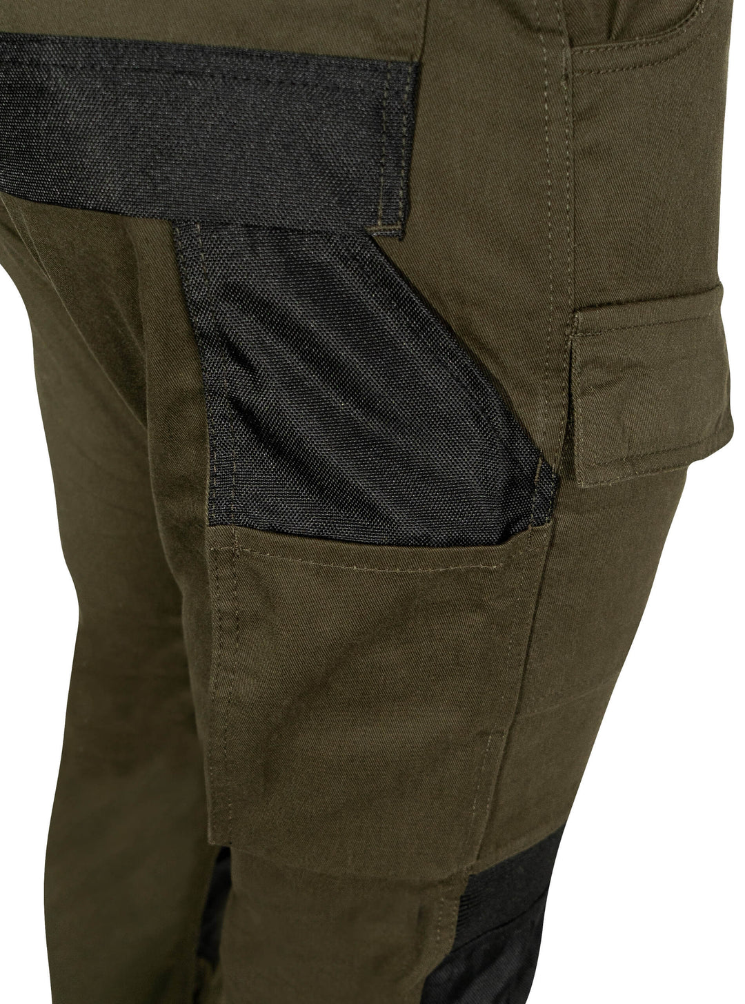 JACK PYKE Technical Work Trousers Men, Durable Polycotton Work Utility & Safety Trousers with Reinforced Knees, Stretch Panels and Tool Pockets cargo pants for Farming, Construction, Green