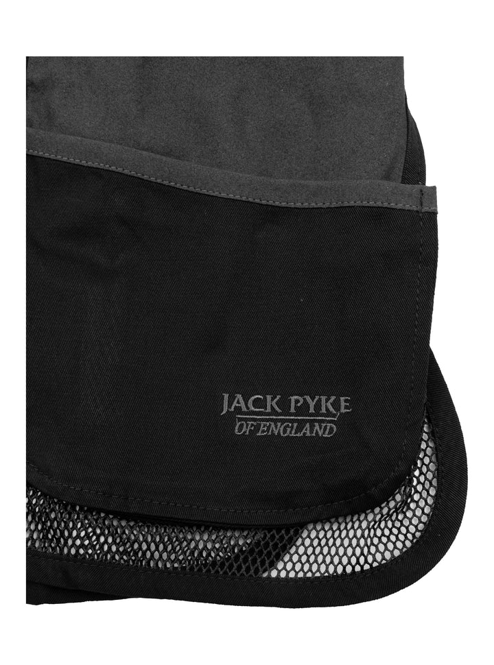 Jack Pyke Men’s Skeet Vest – Clay Pigeon Shooting Waistcoat with Breathable Mesh, Suede Trim & Multi Pockets – Lightweight Outdoor Hunting Jacket
