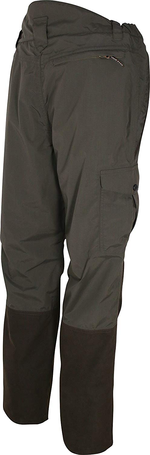 JACK PYKE Ashcombe Trousers - Adult Unisex Outdoor Trousers - Waterproof & Breathable with TPU Membrane Construction - 30-40" Waist - Olive Green/Brown