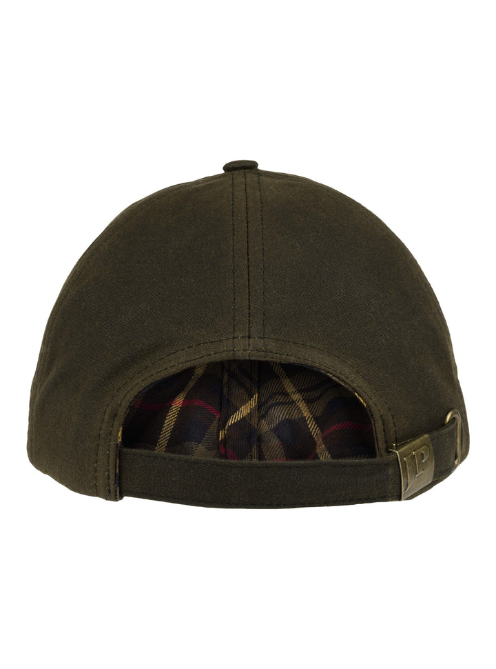 JACK PYKE Waxed Cotton Baseball Cap Green