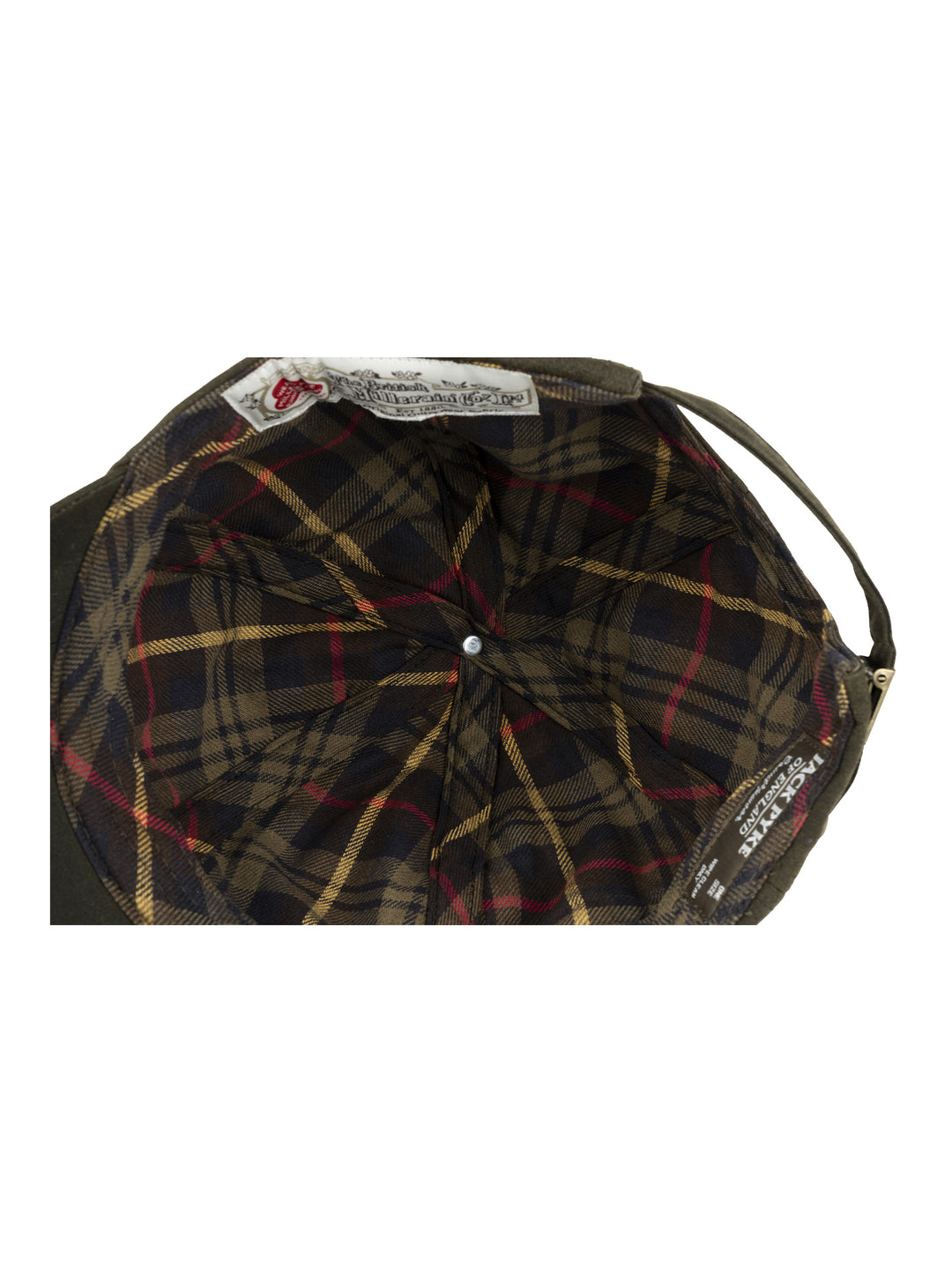 JACK PYKE Waxed Cotton Baseball Cap Green