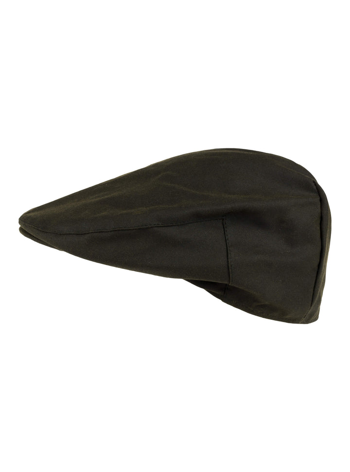 JACK PYKE Men's Green Cotton Waxed Flat Cap