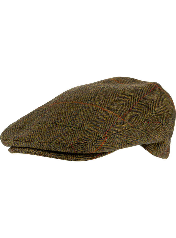 JACK PYKE Wool Blend Flat Cap Patch
