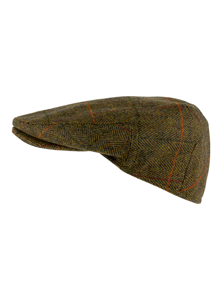 Jack Pyke Junior / Childrens Wool Blend Flat Cap Tweed Brown