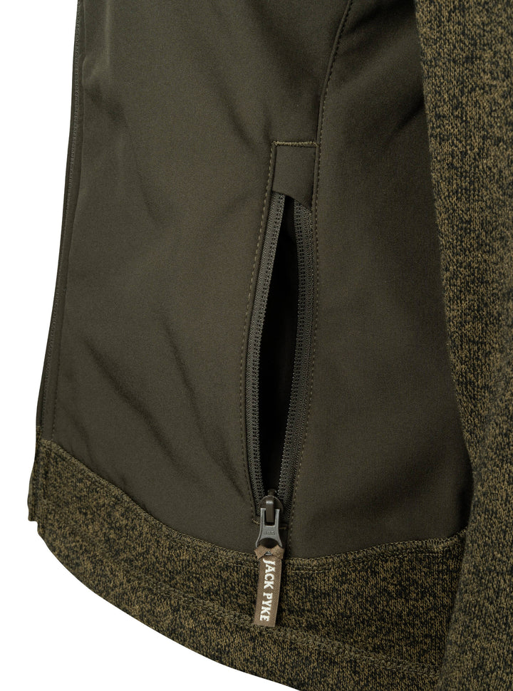 JACK PYKE Ladies Hybrid Jacket Green