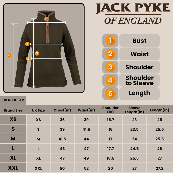 JACK PYKE Ladies Fleece Pullover